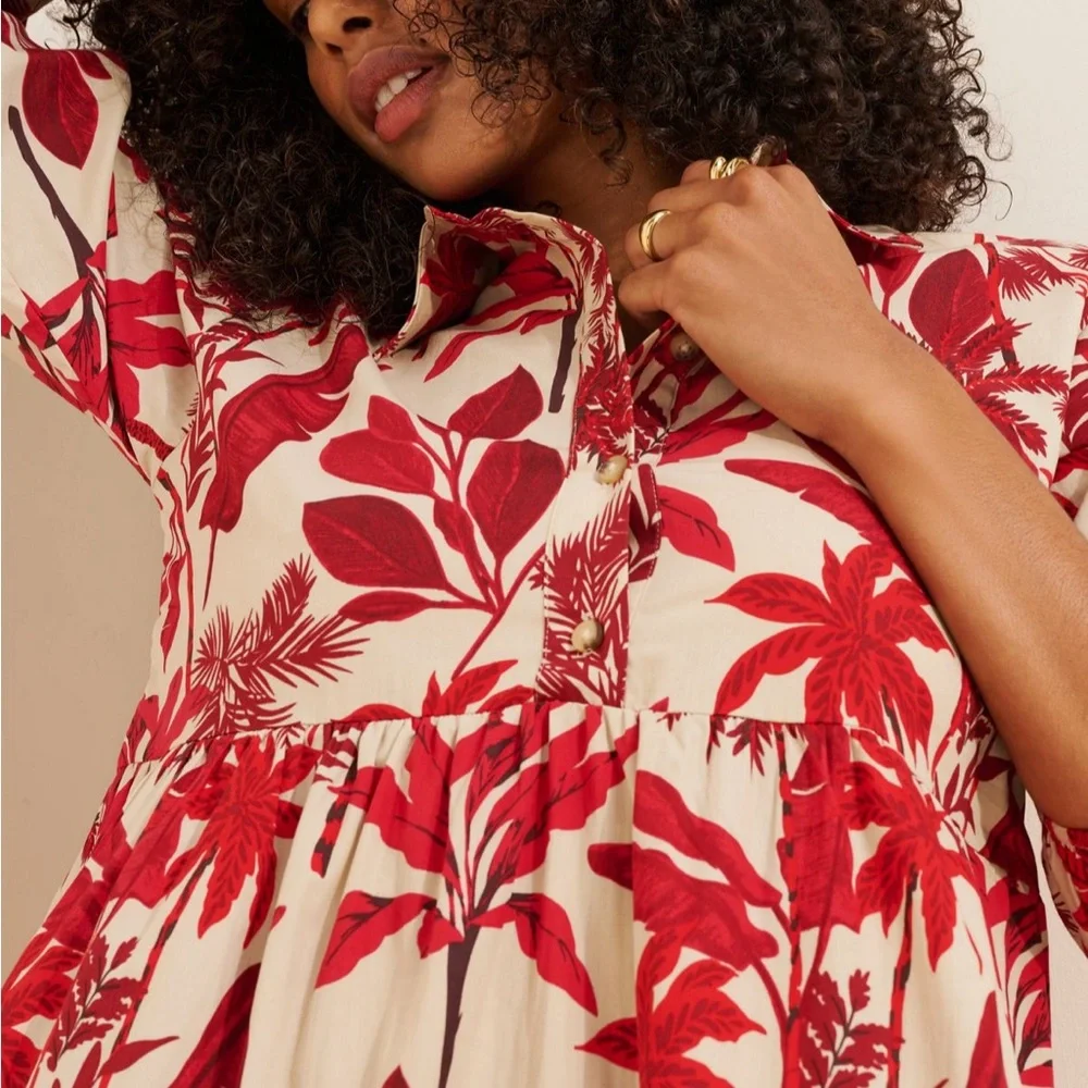 Anthropologie Maeve Bettina Tiered Dress - Picture 3 of 4